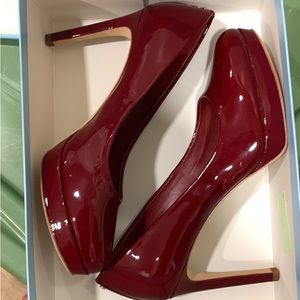 Antonio Melani burgundy pumps!  Rich burgundy is perfect for fall!